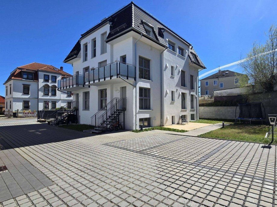 Hofansicht Etagenwohnung Dresden