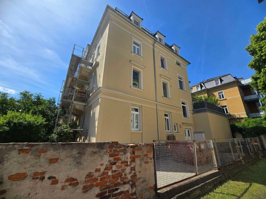 Au�enansicht Etagenwohnung Dresden
