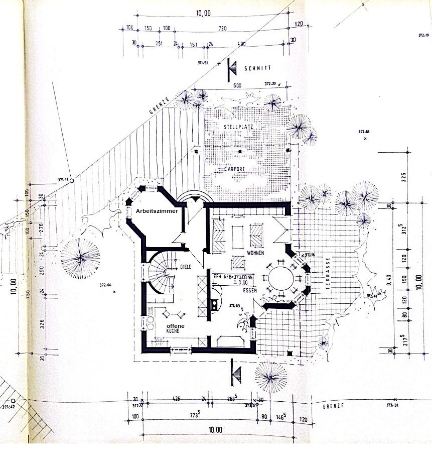 Grundrisse-EG Einfamilienhaus H�ckendorf