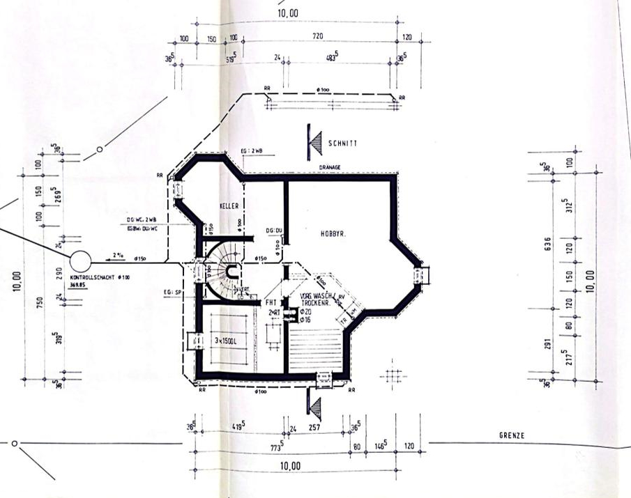 Grundrisse-KG Einfamilienhaus H�ckendorf