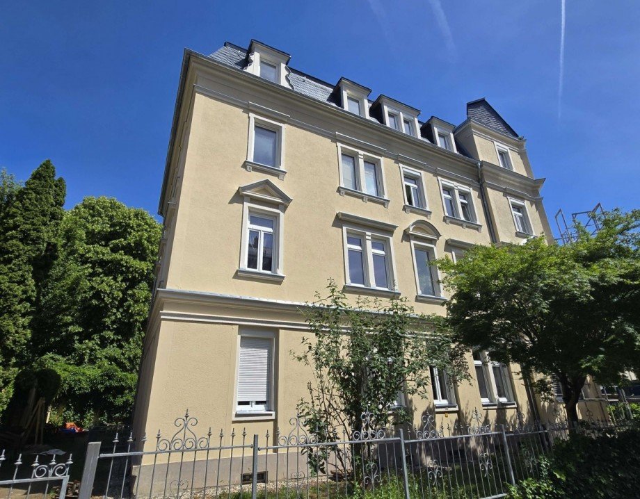 Au�enansicht Etagenwohnung Dresden