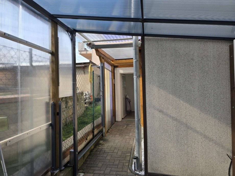 Gang am Haus Einfamilienhaus Bannewitz