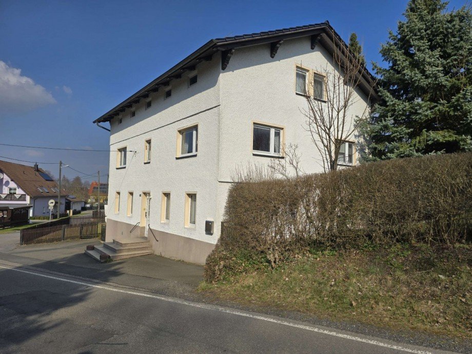 Au�enansicht Zweifamilienhaus Freiberg