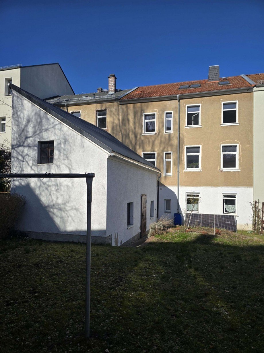 Ansicht vom Grundst�ck Mehrfamilienhaus Freiberg