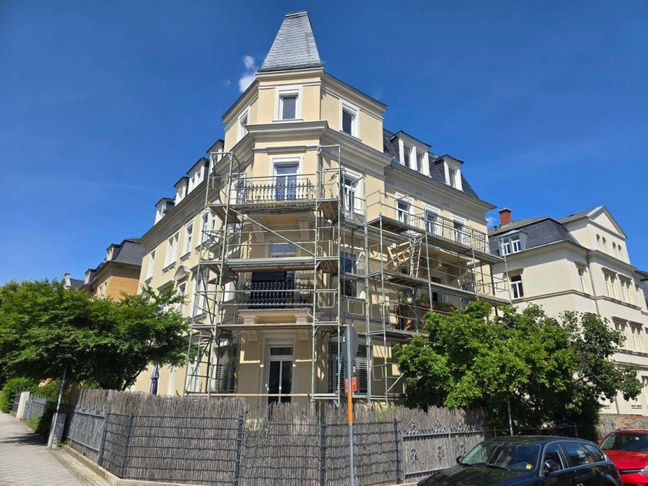 Au�enansicht Etagenwohnung Dresden