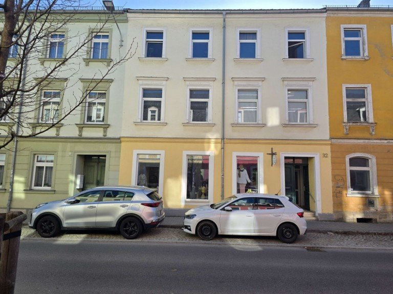 Au�enansicht Freiberg Mehrfamilienhaus Solides Investment mit Steigerungspotential und M�glichkeit der eigenen gewerblichen Nutzung