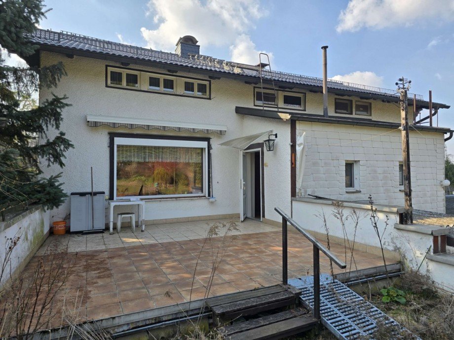 Terrasse Zweifamilienhaus Freiberg