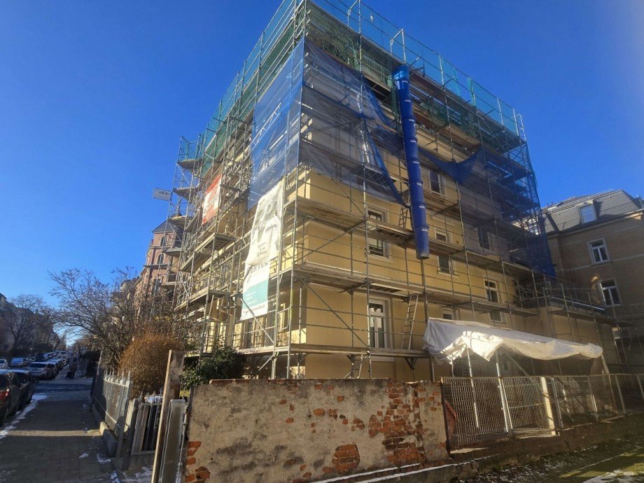 Seitenansicht Etagenwohnung Dresden