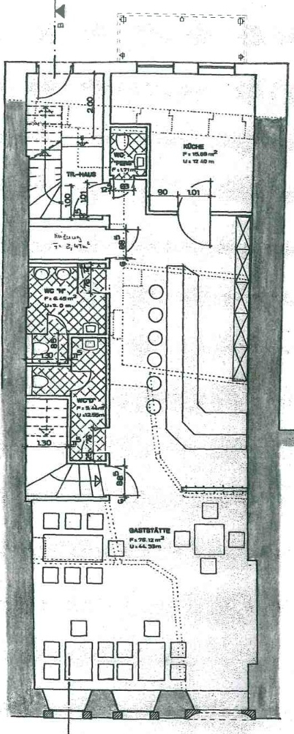 Grundriss EG Mehrfamilienhaus Freiberg