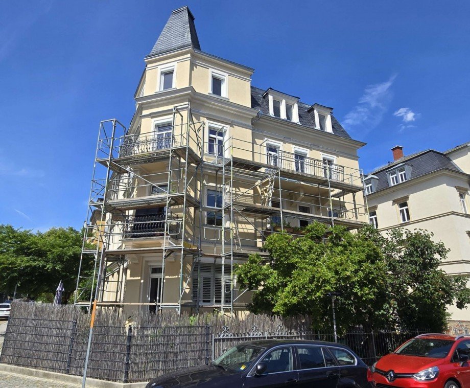 Au�enansicht Etagenwohnung Dresden