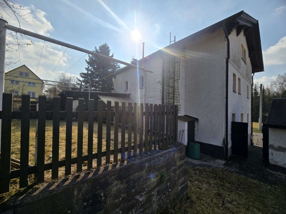 Au�enansicht Zweifamilienhaus Freiberg