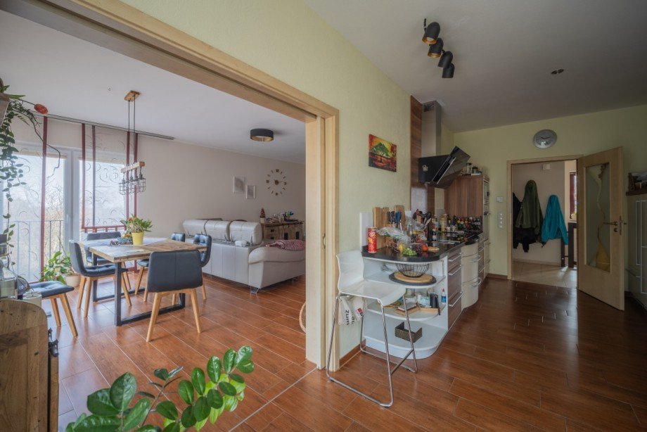 Durchgang K�che-Wohnzimmer Bungalow Wilsdruff