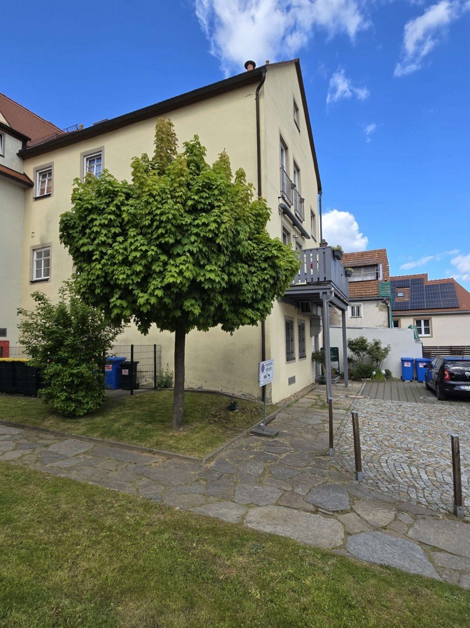 Hofansicht Mehrfamilienhaus Freiberg